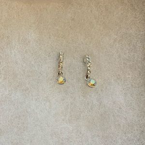 AB color earrings